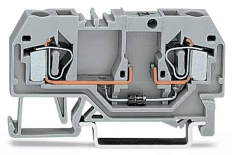 281-915/281-400 Svorka pro moduly 2 vodiče, šedá 1