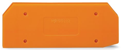 282-315 Koncová bočnice a separátor, tloušťka 4 mm, oranžová