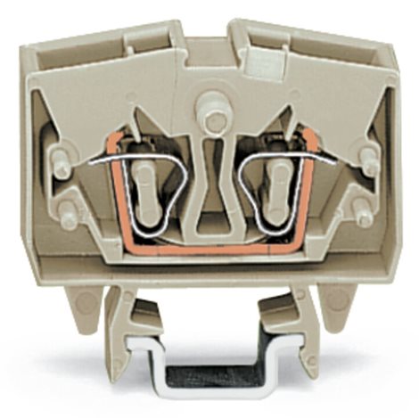 264-120 2vodičová průchozí svorka Mini 2,5 mm², Světle šedá 1