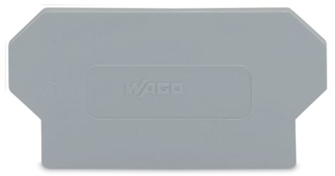 285-337 Přepážka - tloušťka 2 mm S přesahem, Šedá