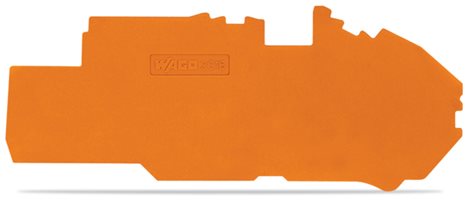 2016-7792 Koncová bočnice a separátor, tloušťka 1 mm, Oranžová