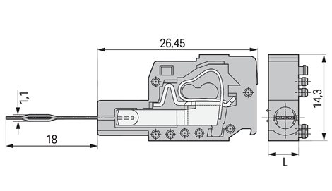 231-155 Modul zkušební zástrčky s kontaktním jazýčkem 4