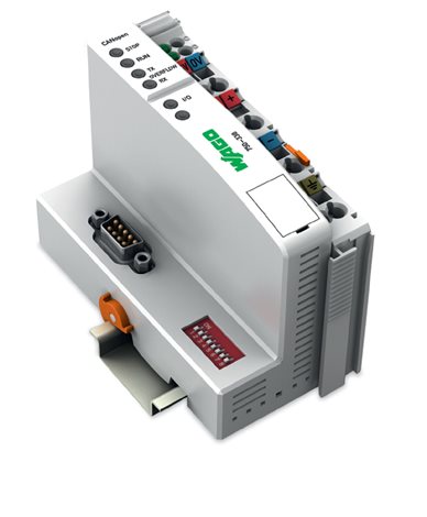 750-338 Komunikační modul pro CANopen DSub, Světle šedá 1