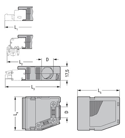232-602 Pouzdra s odlehčením tahu 4
