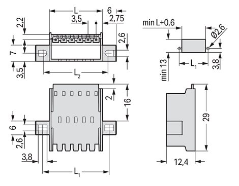 2091-1638/024-000 Panel feedthrough male connector 5
