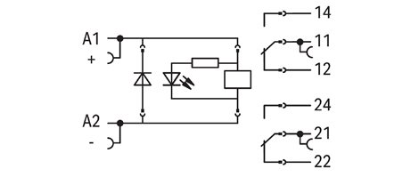788-390 Reléový modul 24V DC / 230V 8A; 2P 3