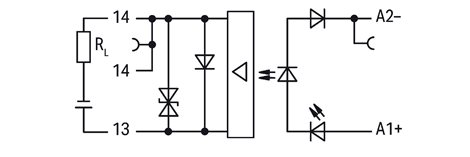 859-797 Modul s optočlenem; Vstupní jmenovité napětí DC 12 V 1