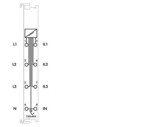 750-494/000-001 Měření třífázového výkonu AC 480 V 5 A 2