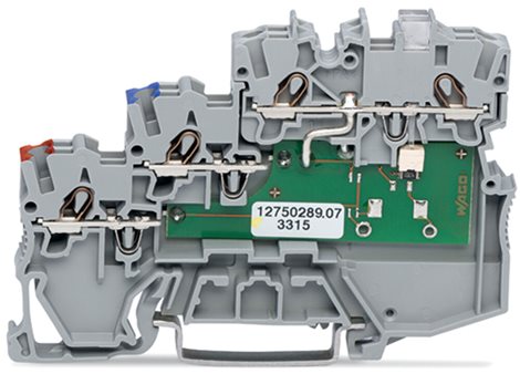 2000-5311/1102-950 3vodičová svorka pro senzor, žlutá LED dioda, šedá  1