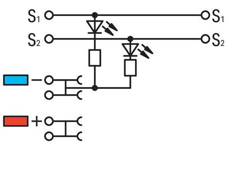 2000-5311/1102-950 3vodičová svorka pro senzor, žlutá LED dioda, šedá  2