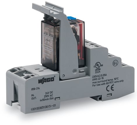 858-314 Reléový modul 24 V DC 1