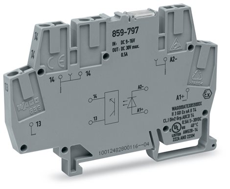 859-797 Modul s optočlenem; Vstupní jmenovité napětí DC 12 V 3
