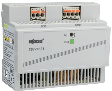 787-1221 Switched-mode power supply; Compact; 1-phase; 12 VDC output voltage; 8 A output current; DC 1