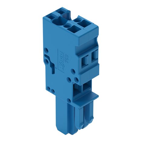 769-102/000-006 1vodičová pružinová svorkovnice; CAGE CLAMP®; 4 mm², modrá 2