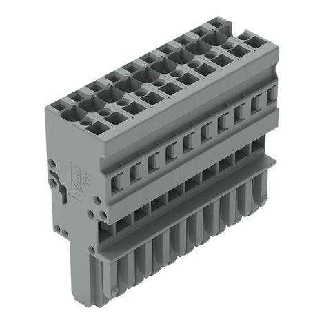 769-110 1vodičová pružinová svorkovnice CAGE CLAMP®, Šedá 1
