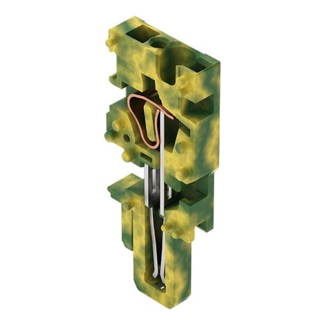 769-502/000-016 X-COM 1vodičový středový modul s pružinovou svorkovnicí; 4 mm²; 1pól.