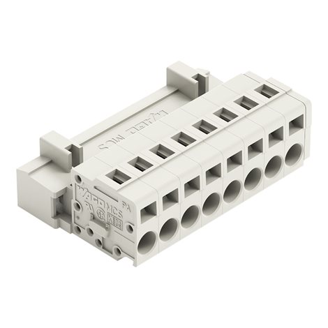 721-608 1vodičový konektor s pájecími piny 1