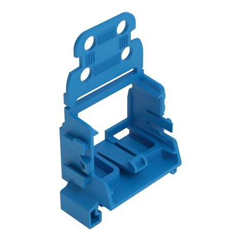 221-549/000-006 Upevňovací adaptér s odlehčením tahu pro 10 vodičové konektory řada 221 – 4 mm², mod 1