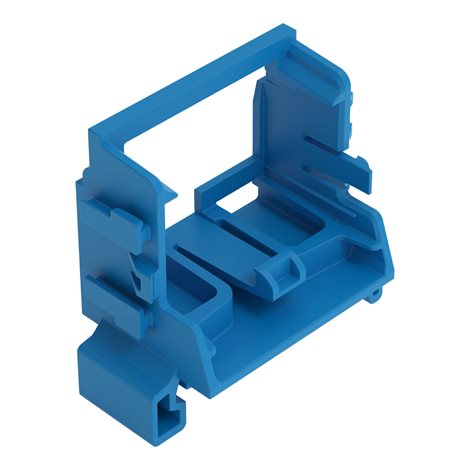 221-549/002-006 Upevňovací adaptér pro 10vodičové konektory Řada 221 – 4 mm², Modrá 1