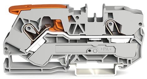 2110-1201 TOPJOB® S 2vodičová průchozí svorka; S páčkou a přip. Push-in CAGE CLAMP®; 10 mm 1