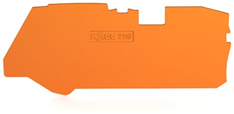 2110-1292 TOPJOB® S Koncová bočnice a separátor; Tloušťka 1 mm; Oranžová