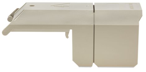 884-1280 Krycí profil pro šroub. svorku pro kab. oka, 120 mm², Béžová