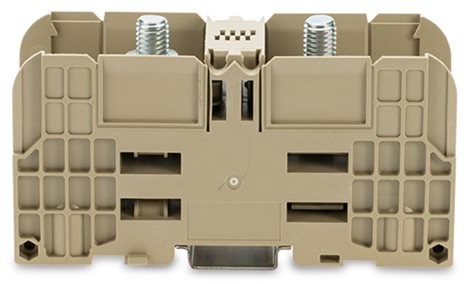884-1200 Šroubová svorka pro kabelová oka 120 mm², Béžová