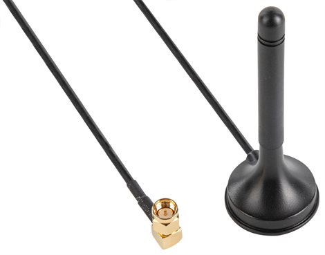 758-975 Anténa s magnetickou patkou; s 2,5m připojovacím kabelem a zástrčkou (vidlicí) SMA 1