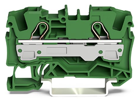2006-1201/000-001 2-conductor through terminal block; 6 mm²; suitable for Ex e II applications; side 1