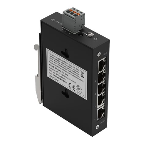 852-1111/000-001 Průmyslový switch ECO 5 portů Gb, černá
