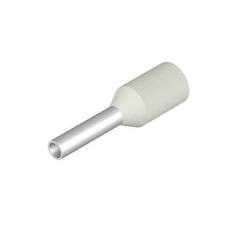 H0,75/12 W vodič a dutinka, standard, 8 mm, 6 mm, Bílá