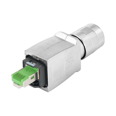 IE-PS-V14M-RJ45-FH-P Zástrčka RJ45, není třeba nářadí, Varianta 14 kov, Kat.5 (ISO/IEC 118