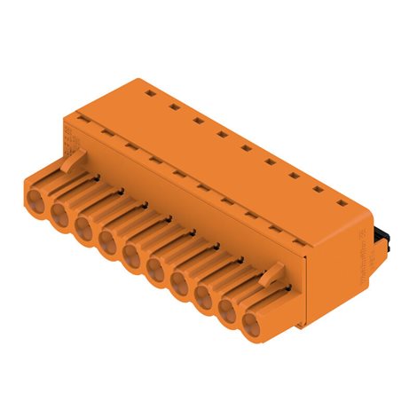 BLF 5.08HC/10/180 SN OR BX Zásuvný konektor PCB plug in, zdířka, 5.08 mm, Počet pólů: 10, 180°