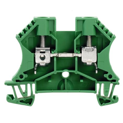 WDU 6 GN Průchozí svorka, Šroubové připojení, 6 mm², 800 V, 41 A, Zelená