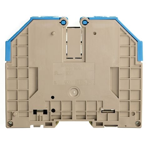 WDU 70/95 BL Průchozí svorka, Šroubové připojení, 95 mm2, 1000 V, 232 A, Modrá