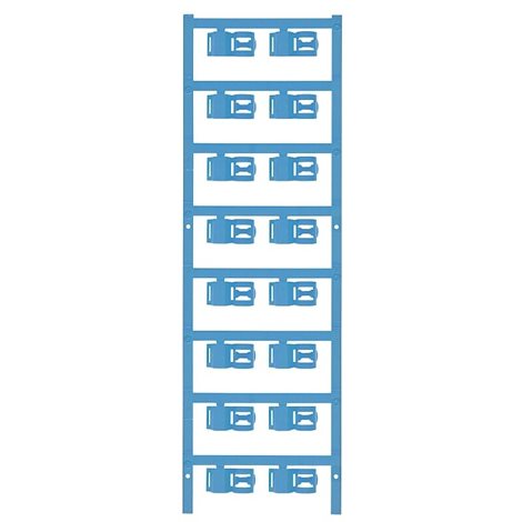 SFC 3/12 MC NE BL SlimFix Clip, Označení vodičů a kabelů, 3.5 - 7 mm, 12 x 12.5 mm, Modrá