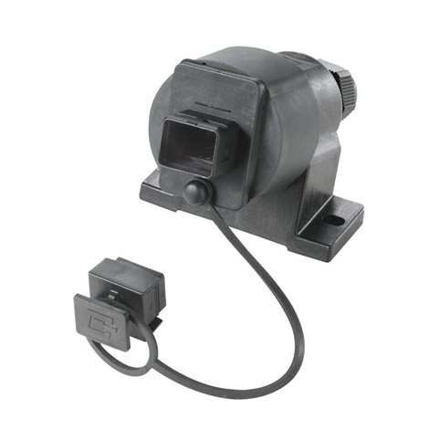 IE-OP-V04P-1S Spojovací skříňka montovaná na stěnu, IP67, Varianta 4 dle IEC 61076-3-106