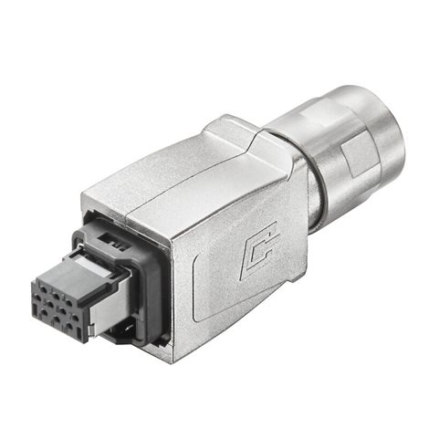 IE-PS-V14M-HYB-10P Hybridní zástrčka, Kat.5 (ISO/IEC 11801)