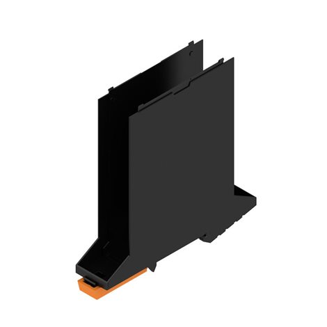 CH20M22 B BK/OR Základna, OMNIMATE Kryt - řada CH20M  Černá, Šířka: 22.5 mm
