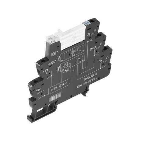 TRS 230VUC 1CO AU TERMSERIES, Reléový modul, Počet kontaktů: 1 CO contact AgNi 5µm Au, Jme