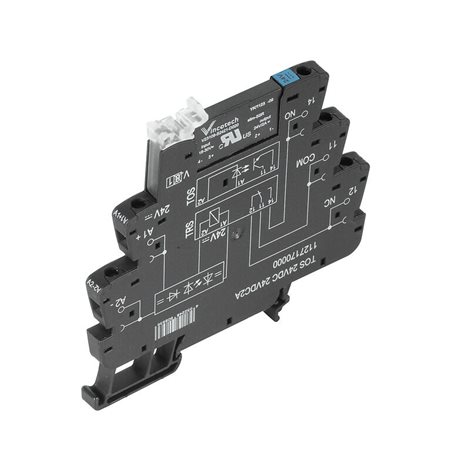 TOS 24VDC 230VAC1A TERMSERIES Polovodičové relé, jmenovité řídicí napětí: 24 V DC ±20 %