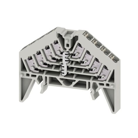 PPV 4 GR 35X15 DGR P řada rozvaděč napětí, jmenovitý průřez: 1.5 mm², šedá