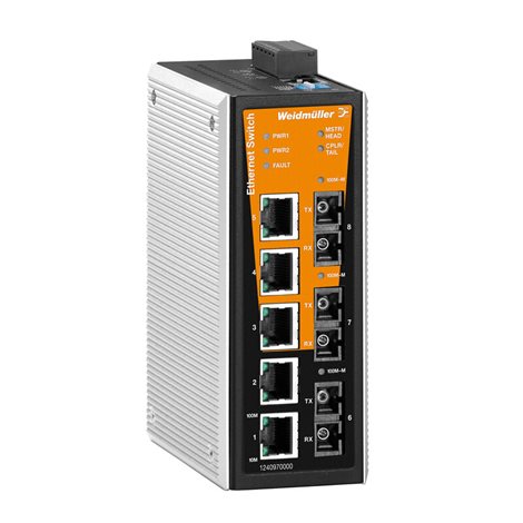 IE-SW-VL08MT-5TX-1SC-2SCS Síťový spínač, řízený, Fast Ethernet