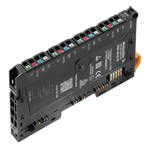 UR20-4AI-UI-16 Modul vzdálených I/O, IP20, 4kanálové, Analogové signály, Vstup, Proud/napětí, 16 Bit