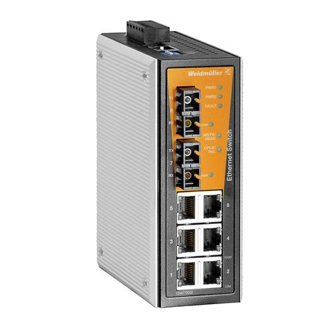IE-SW-VL08MT-6TX-2SCS Síťový spínač, řízený, Fast Ethernet