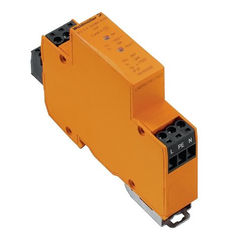 VPU III R 120V/6KV AC/DC Přepěťová ochrana, nízké napětí, s dálkovým kontaktem, jednofázový