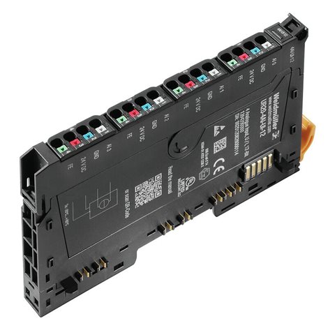 UR20-4AI-UI-12 Modul vzdálených I/O, IP20, 4kanálové, Analogové signály, Vstup, Proud/napě