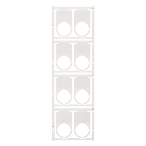 SM 27/18-22 K MC NE WS SwitchMark, Značky na přístroje, 53.75 x 27 mm, Bílá