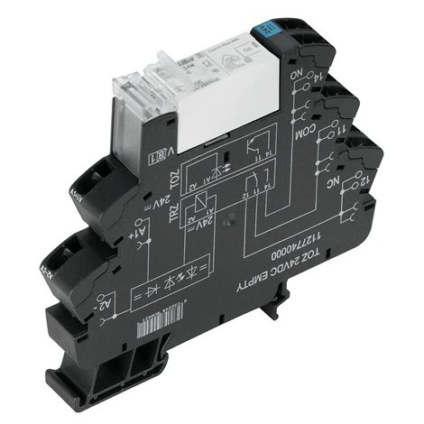 TRZ 24VDC 1NO HCP reléový modul Jmenovité napětí: 24 V/DC Spínací proud(max.):16A 1 spínací kontakt