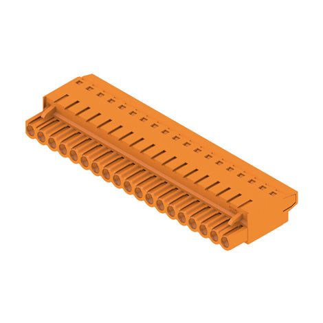 BLT 5.08HC/19/180 SN OR BX Zásuvný konektor PCB plug in, zdířka, 5.08 mm, Počet pólů: 19, 